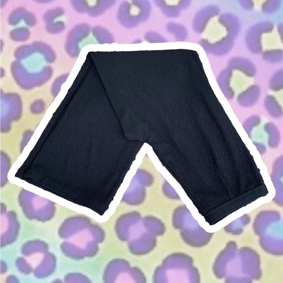 Vintage Bob Mackie Pants Small Stretchy Wearable Art Black Wide Leg Textured - Picture 8 of 8